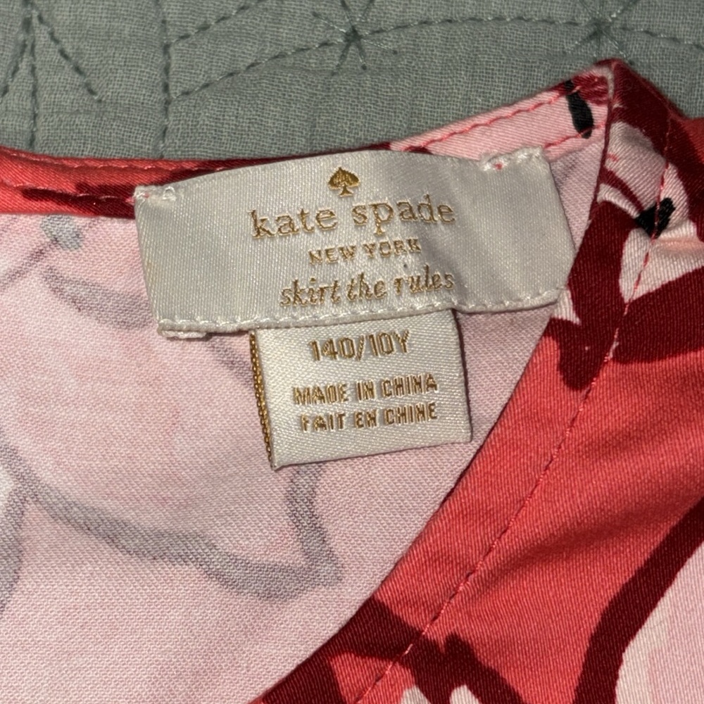 Kate Spade Skirt the Rules 140/10Years Floral Drop Skirt Dress - Picture 6 of 14